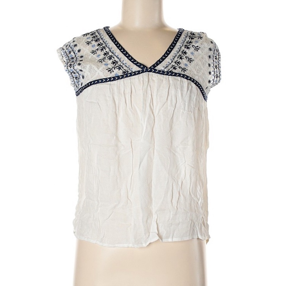 Jolt White Sheer Top / Size S